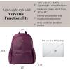 imageBaggallini Essential Laptop Backpack  16x12 Inch Travel Backpack with 16quot Laptop Sleeve  Lightweight Luggage BackpackMulberry