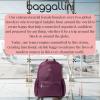imageBaggallini Essential Laptop Backpack  16x12 Inch Travel Backpack with 16quot Laptop Sleeve  Lightweight Luggage BackpackMulberry