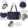 imageBaggallini Essential Laptop Tote  Work Tote Bag with Laptop Sleeve  Lightweight Travel Crossbody Shoulder Bag for WomenCadet Navy