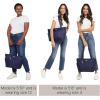 imageBaggallini Essential Laptop Tote  Work Tote Bag with Laptop Sleeve  Lightweight Travel Crossbody Shoulder Bag for WomenCadet Navy