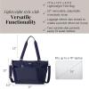 imageBaggallini Essential Laptop Tote  Work Tote Bag with Laptop Sleeve  Lightweight Travel Crossbody Shoulder Bag for WomenCadet Navy