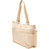 imageBaggallini Essential Laptop Tote  Work Tote Bag with Laptop Sleeve  Lightweight Travel Crossbody Shoulder Bag for WomenLight Khaki