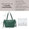 imageBaggallini Essential Laptop Tote  Work Tote Bag with Laptop Sleeve  Lightweight Travel Crossbody Shoulder Bag for WomenPine