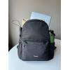imageBaggallini Securtex AntiTheft Laptop Backpack CharcoalFrench Navy