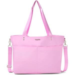 imageBaggallini Carryall Laptop ToteHibiscus Pink