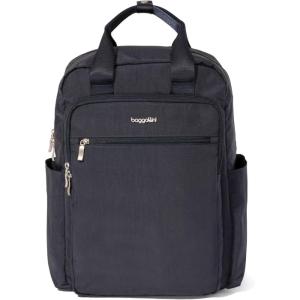 imageBaggallini Commuter Laptop Lightweight 15x11 Travel Backpack WRFID ampamp Luggage SleeveFrench Navy