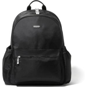 imageBaggallini Essential Laptop Backpack  16x12 Inch Travel Backpack with 16quot Laptop Sleeve  Lightweight Luggage BackpackBlack