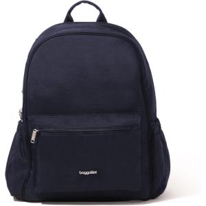 imageBaggallini Securtex AntiTheft Laptop Backpack CharcoalFrench Navy
