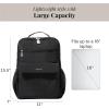 imageBaggallini Everyday Laptop Backpack  11x155 Lightweight WaterRepellent Nylon Travel Bag wPadded Laptop Sleeve ampamp RFID