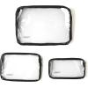 imageBaggallini Clear Travel PouchesBlack