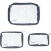 imageBaggallini Clear Travel PouchesFrench Navy