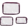 imageBaggallini Clear Travel PouchesMulberry Color Block