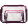 imageBaggallini Clear Travel PouchesMulberry Color Block