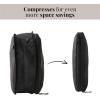 imageBaggallini Compression Cube 3piece set  Lightweight Compression Packing Cubes for TravelBlack
