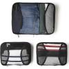 imageBaggallini Compression Cube 3piece set  Lightweight Compression Packing Cubes for TravelBlack