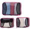 imageBaggallini Compression Cube 3piece set  Lightweight Compression Packing Cubes for TravelMulberry Color Block