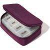imageBaggallini Travel Pill Case  Lightweight 3x4 Inch Pill OrganizerMulberry