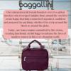 imageBaggallini Unisexs Hanging Travel Toiletry KitLightweight 6x10 Inch Makeup Bag ToilteryMulberry