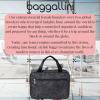 imageBaggallini Unisexs Large Hanging Travel Toiletry KitLightweight 8x11 Inch Makeup Bag ToilteryMidnight Blossom Print