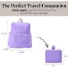 imageBaggallini Womens Carryall Packable Backpack MulberryLavender Surf