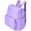 imageBaggallini Womens Carryall Packable Backpack MulberryLavender Surf