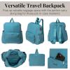 imageBaggallini Womens Carryall Packable Backpack MulberrySeaside Blue