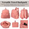 imageBaggallini Womens Carryall Packable Backpack MulberryTerracotta