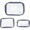 imageBaggallini Clear Travel PouchesFrench Navy