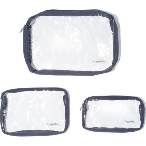 imageBaggallini Clear Travel PouchesFrench Navy