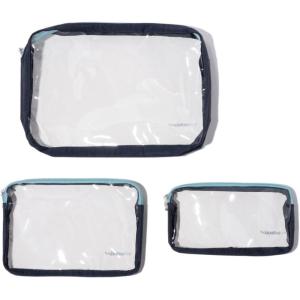 imageBaggallini Clear Travel PouchesFrench Navy Color Block