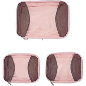 imageBaggallini Compression Cube 3piece set  Lightweight Compression Packing Cubes for TravelBAGG PINK