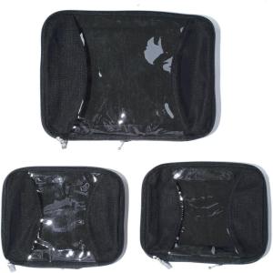 imageBaggallini Compression Cube 3piece set  Lightweight Compression Packing Cubes for TravelBlack