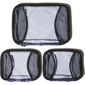 imageBaggallini Compression Cube 3piece set  Lightweight Compression Packing Cubes for TravelIndigo Petal