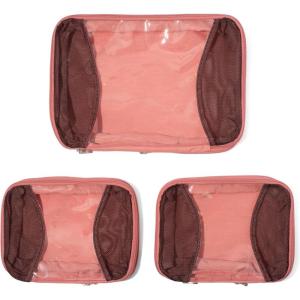 imageBaggallini Compression Cube 3piece set  Lightweight Compression Packing Cubes for TravelTerracotta