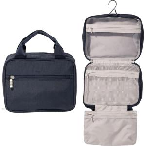 imageBaggallini Unisexs Hanging Travel Toiletry KitLightweight 6x10 Inch Makeup Bag ToilteryFrench Navy