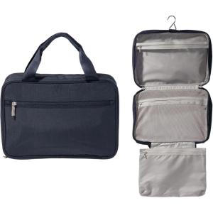 imageBaggallini Unisexs Large Hanging Travel Toiletry KitLightweight 8x11 Inch Makeup Bag ToilteryFrench Navy