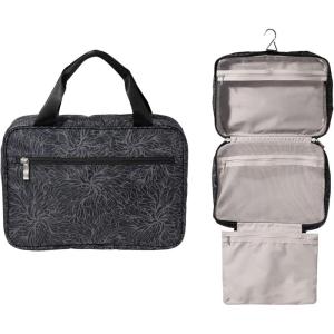 imageBaggallini Unisexs Large Hanging Travel Toiletry KitLightweight 8x11 Inch Makeup Bag ToilteryMidnight Blossom Print
