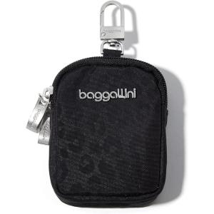 imageBaggallini womens On the Go Mini PouchBlack Cheetah Emboss