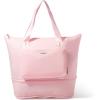 imageBaggallini Carryall Expandable Lightweight Travel Tote 22quot Packable Folding Compact Nylon Washable Weekender wLuggage SleeveBagg Pink
