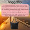 imageBaggallini Carryall Expandable Lightweight Travel Tote 22quot Packable Folding Compact Nylon Washable Weekender wLuggage SleeveBlack
