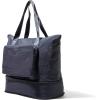 imageBaggallini Carryall Expandable Lightweight Travel Tote 22quot Packable Folding Compact Nylon Washable Weekender wLuggage SleeveFrench Navy