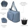 imageBaggallini Carryall Expandable Lightweight Travel Tote 22quot Packable Folding Compact Nylon Washable Weekender wLuggage SleeveMist