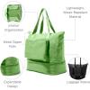 imageBaggallini Carryall Expandable Lightweight Travel Tote 22quot Packable Folding Compact Nylon Washable Weekender wLuggage SleeveMoss