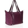 imageBaggallini Carryall Expandable Lightweight Travel Tote 22quot Packable Folding Compact Nylon Washable Weekender wLuggage SleeveMulberry