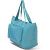 imageBaggallini Carryall Expandable Lightweight Travel Tote 22quot Packable Folding Compact Nylon Washable Weekender wLuggage SleeveSeaside Blue