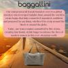 imageBaggallini Carryall Expandable Lightweight Travel Tote 22quot Packable Folding Compact Nylon Washable Weekender wLuggage SleeveSterling Shimmer