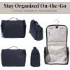 imageBaggallini Unisexs Small Toiletry KitLightweight 5x8 Inch Makeup Bag ToilteryFrench Navy