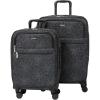 imageBaggallini CarryOn and Large Checked Luggage Bundle  Lightweight Luggage SetMIDNIGHT BLOSSOM PRINT