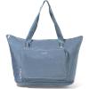 imageBaggallini Carryall Expandable Lightweight Travel Tote 22quot Packable Folding Compact Nylon Washable Weekender wLuggage SleeveMist