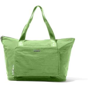 imageBaggallini Carryall Expandable Lightweight Travel Tote 22quot Packable Folding Compact Nylon Washable Weekender wLuggage SleeveMoss